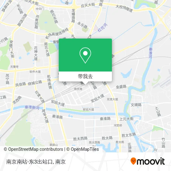 南京南站-东3出站口地图