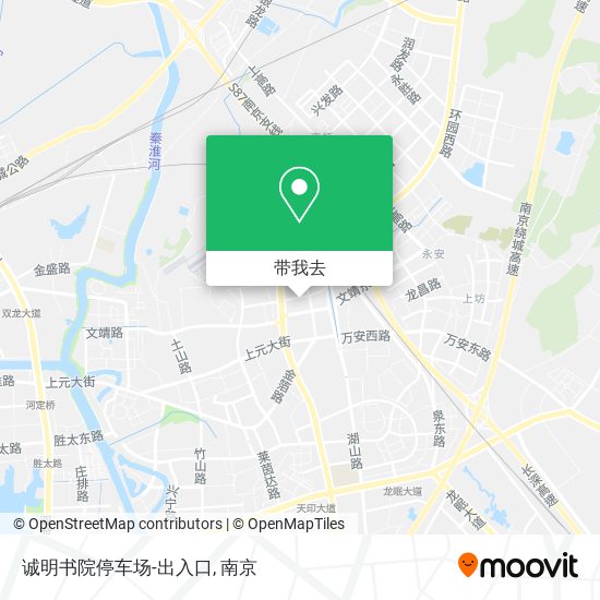 诚明书院停车场-出入口地图