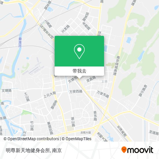 明尊新天地健身会所地图