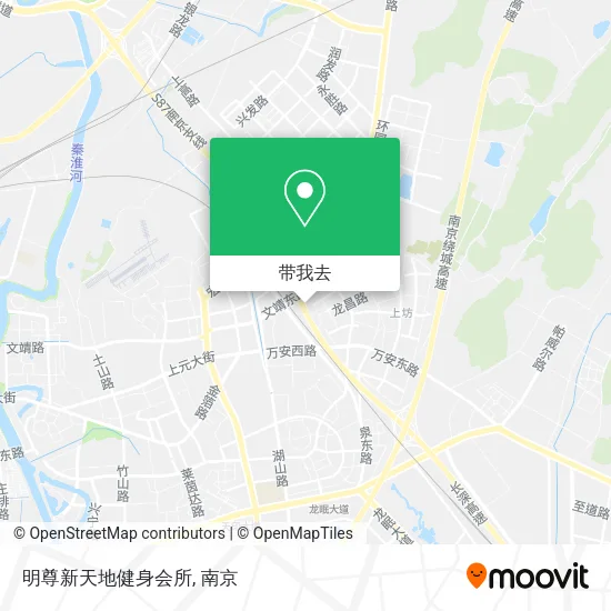 明尊新天地健身会所地图