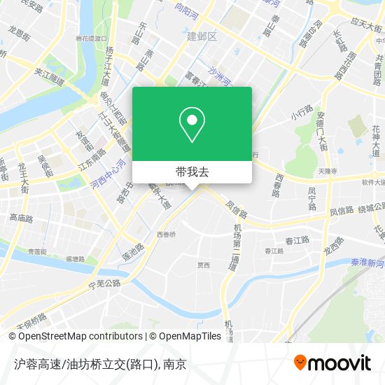 沪蓉高速/油坊桥立交(路口)地图