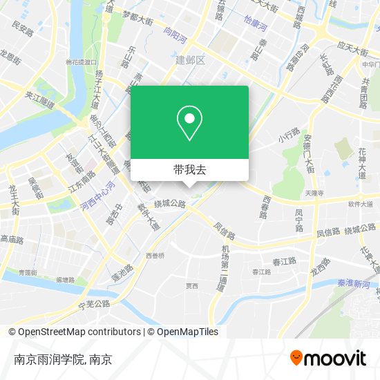 南京雨润学院地图