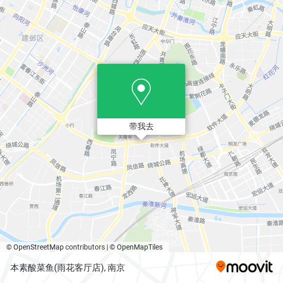 本素酸菜鱼(雨花客厅店)地图