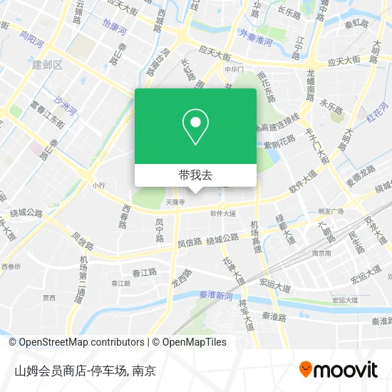 山姆会员商店-停车场地图