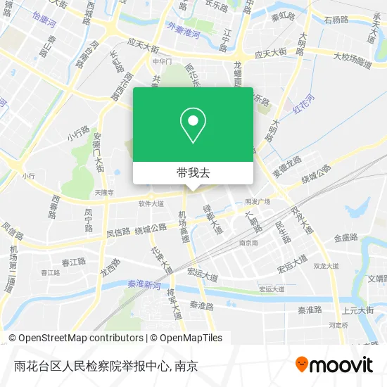 雨花台区人民检察院举报中心地图