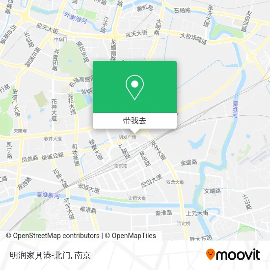 明润家具港-北门地图