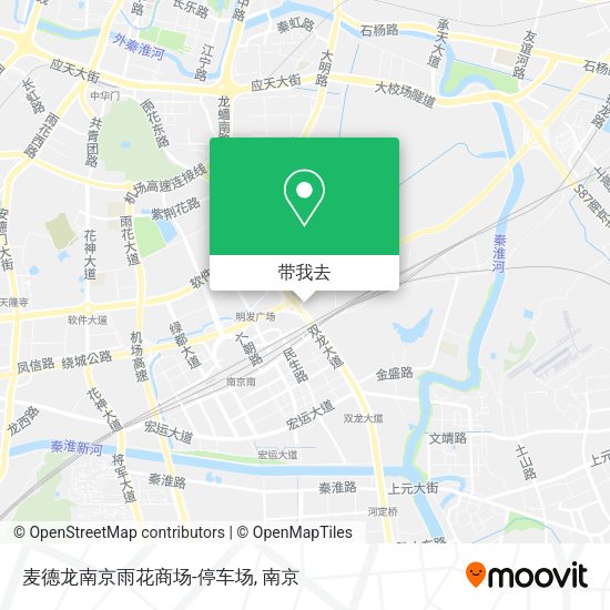 麦德龙南京雨花商场-停车场地图