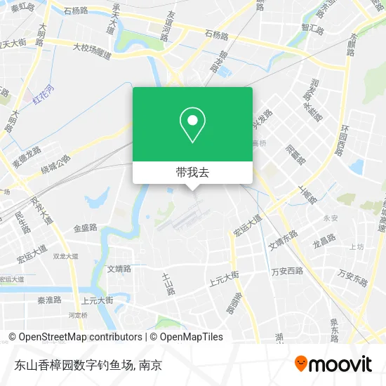 东山香樟园数字钓鱼场地图