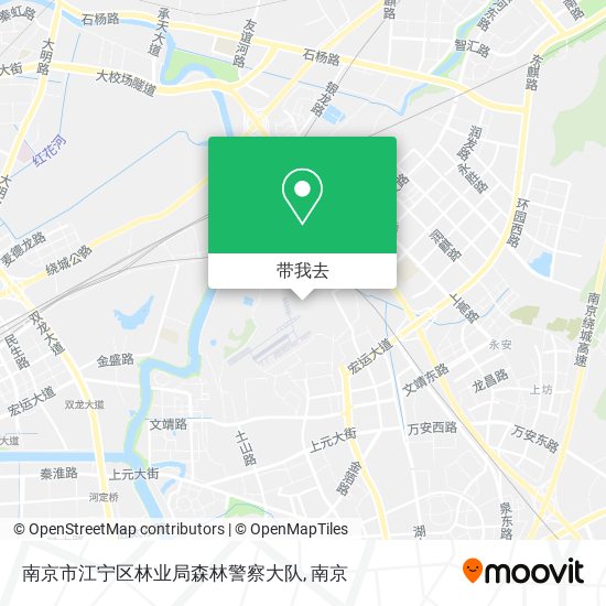 南京市江宁区林业局森林警察大队地图