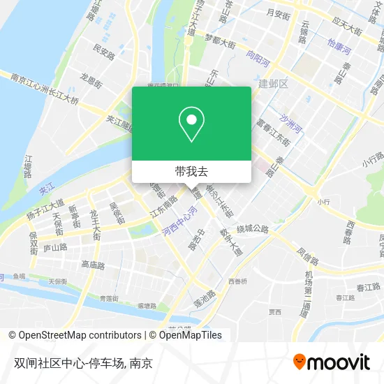 双闸社区中心-停车场地图