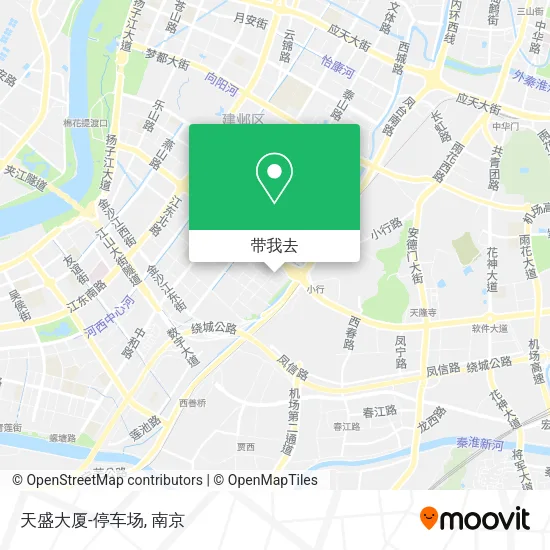 天盛大厦-停车场地图