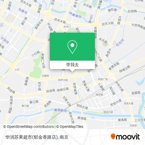 华润苏果超市(郁金香路店)地图