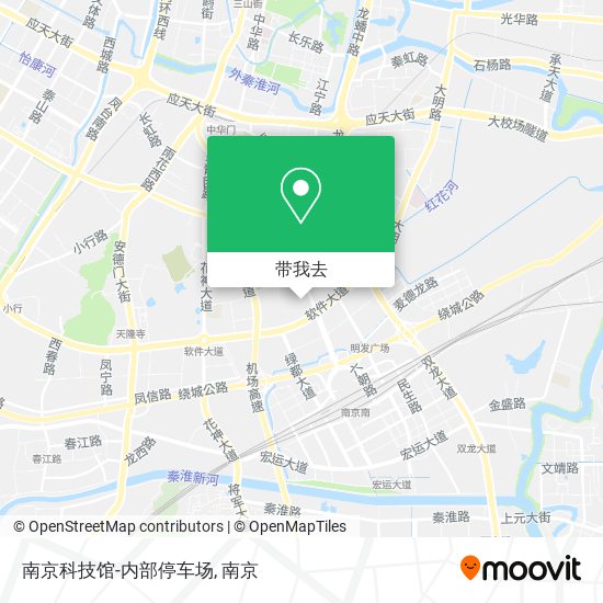 南京科技馆-内部停车场地图