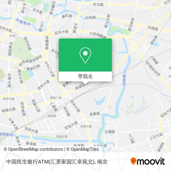 中国民生银行ATM(汇景家园汇幸苑北)地图