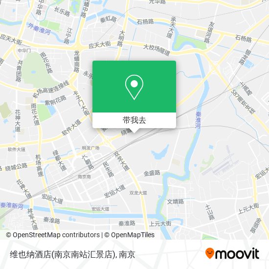 维也纳酒店(南京南站汇景店)地图