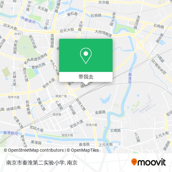 南京市秦淮第二实验小学地图