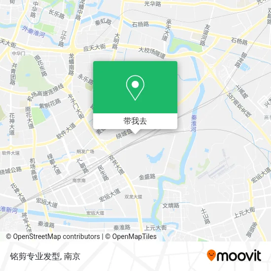 铭剪专业发型地图