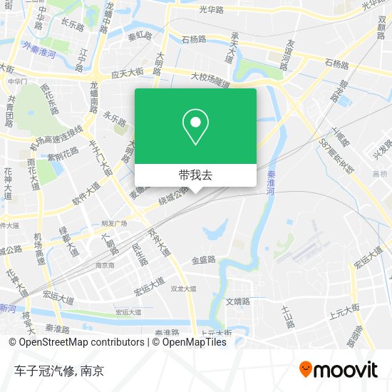 车子冠汽修地图