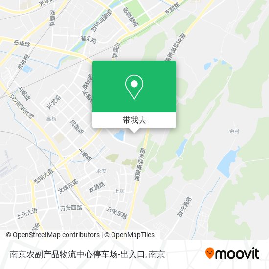 南京农副产品物流中心停车场-出入口地图
