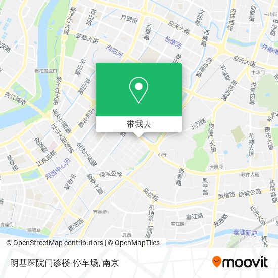 明基医院门诊楼-停车场地图