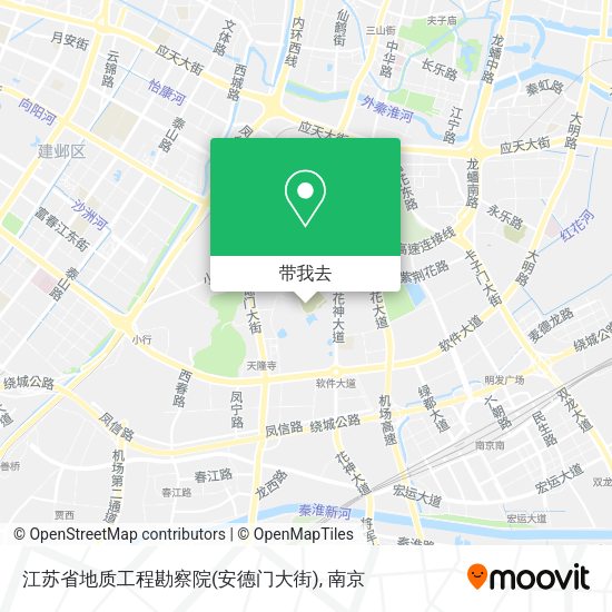 江苏省地质工程勘察院(安德门大街)地图