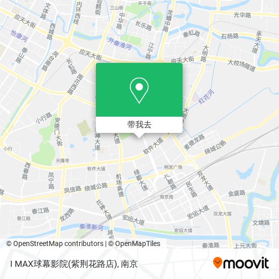 I MAX球幕影院(紫荆花路店)地图