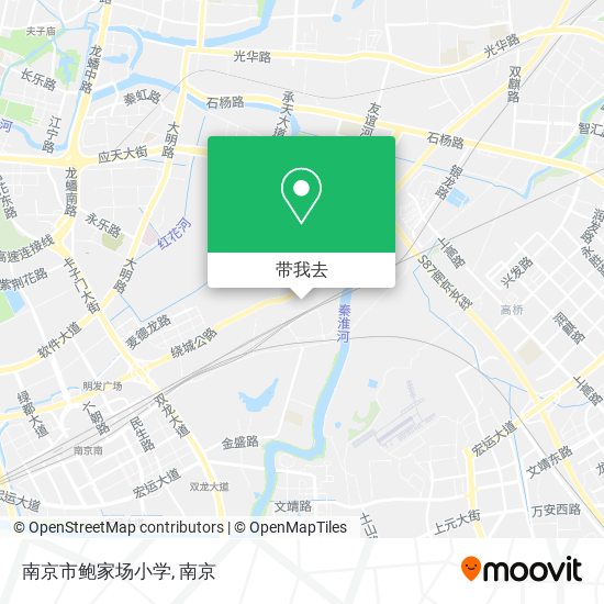 南京市鲍家场小学地图