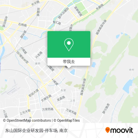 东山国际企业研发园-停车场地图
