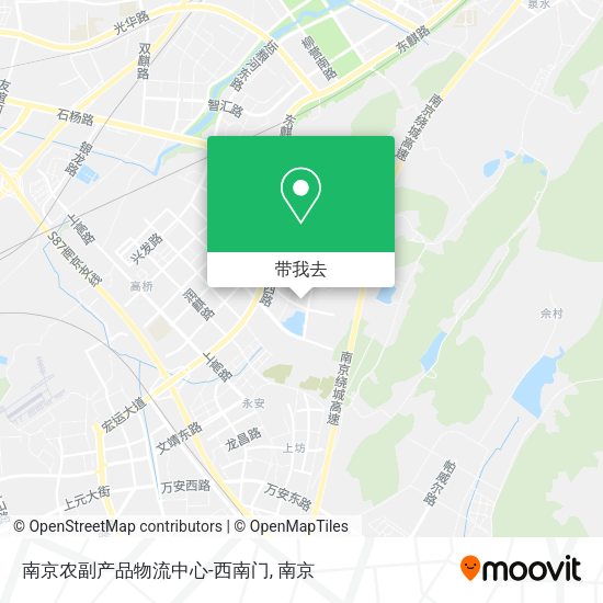 南京农副产品物流中心-西南门地图