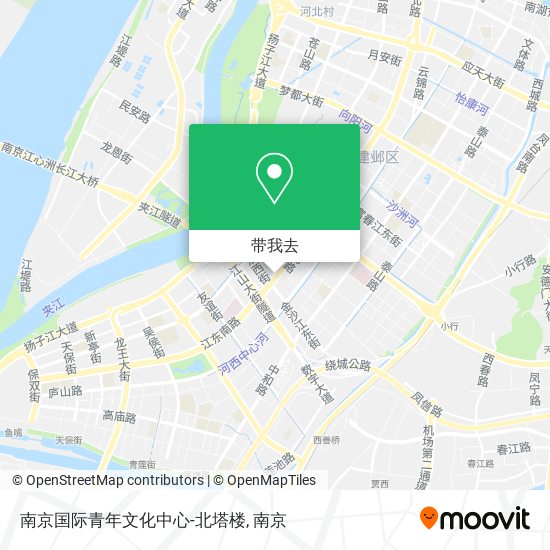 南京国际青年文化中心-北塔楼地图