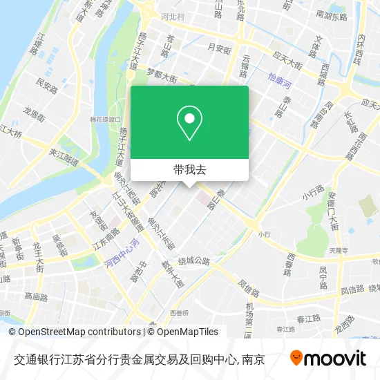 交通银行江苏省分行贵金属交易及回购中心地图