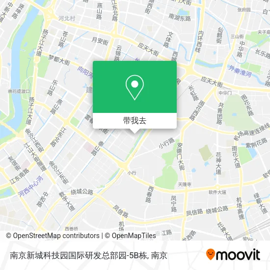 南京新城科技园国际研发总部园-5B栋地图