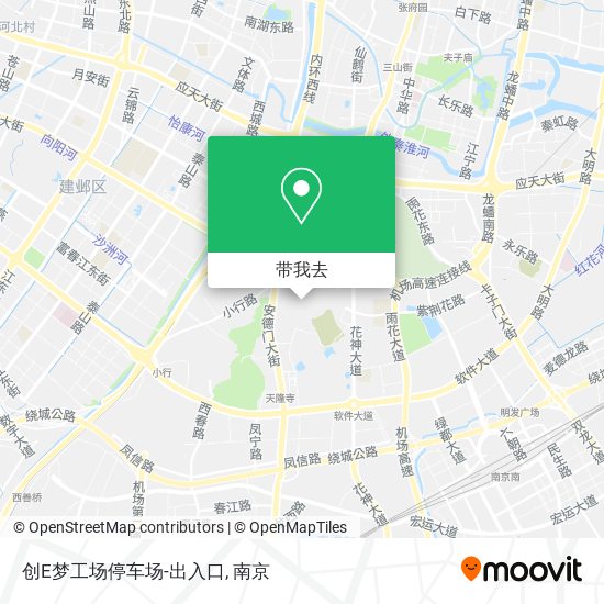 创E梦工场停车场-出入口地图