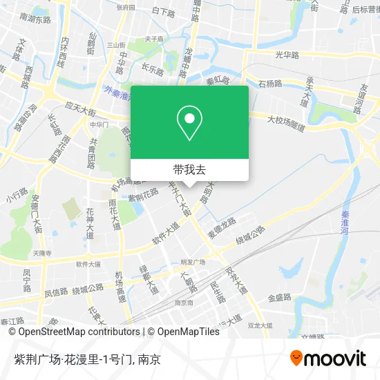 紫荆广场·花漫里-1号门地图