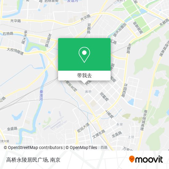 高桥永陵居民广场地图