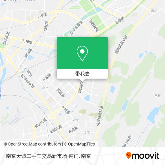 南京天诚二手车交易新市场-南门地图