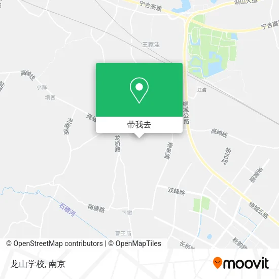 龙山学校地图