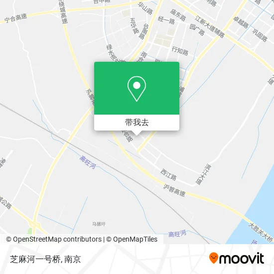 芝麻河一号桥地图