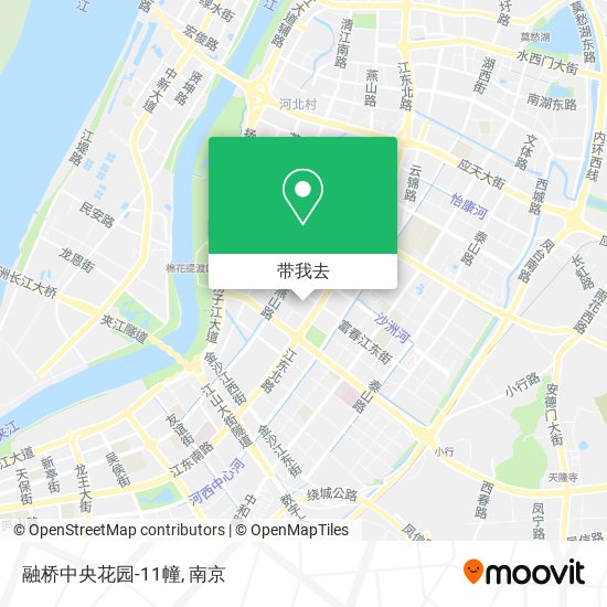 融桥中央花园-11幢地图