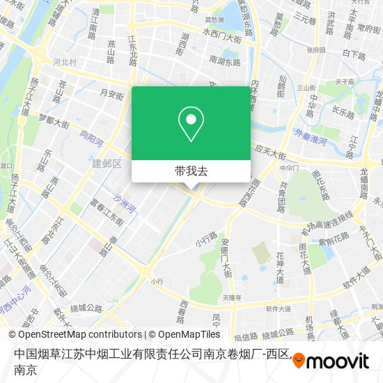 中国烟草江苏中烟工业有限责任公司南京卷烟厂-西区地图