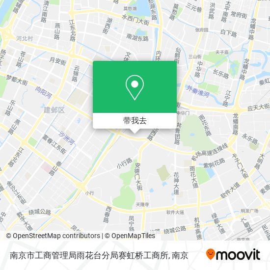 南京市工商管理局雨花台分局赛虹桥工商所地图