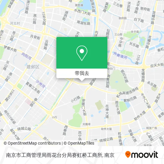 南京市工商管理局雨花台分局赛虹桥工商所地图