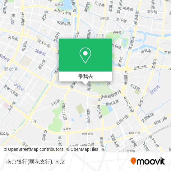南京银行(雨花支行)地图