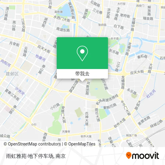 雨虹雅苑-地下停车场地图