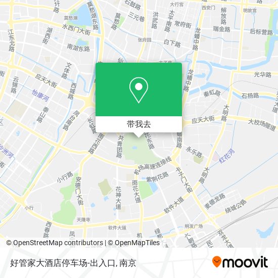 好管家大酒店停车场-出入口地图