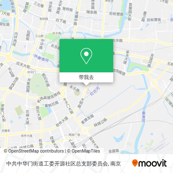 中共中华门街道工委开源社区总支部委员会地图