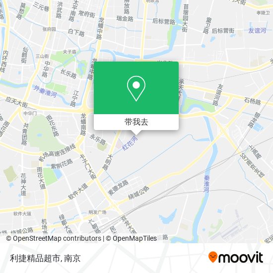 利捷精品超市地图