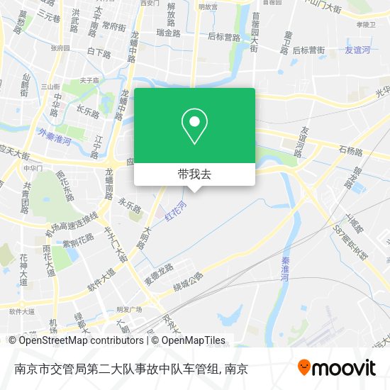 南京市交管局第二大队事故中队车管组地图