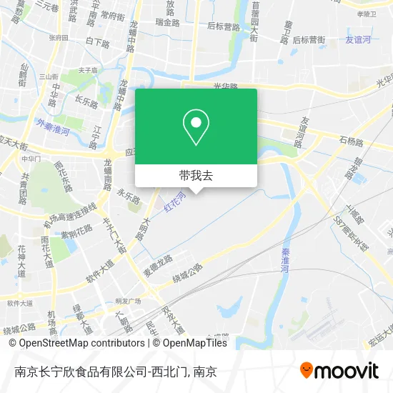 南京长宁欣食品有限公司-西北门地图