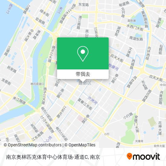 南京奥林匹克体育中心体育场-通道C地图